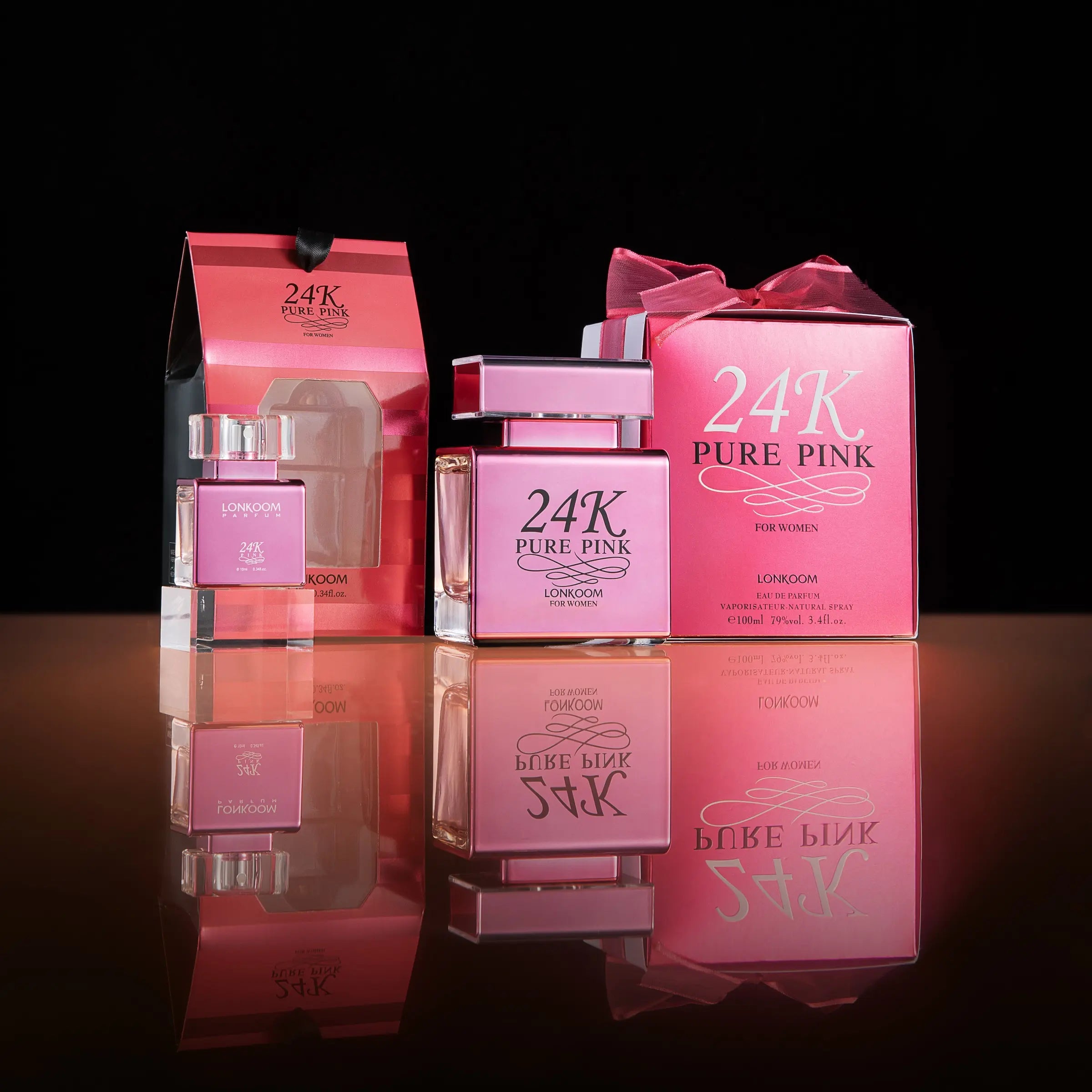 Indulge in Luxury with 24K Pink Fruity Perfume for Women - A Long-Lasting EDP Spray Perfect for Daily Wear, Special Occasions, and Thoughtful Gifts