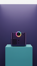 Aurora edition projector with multi-color waves